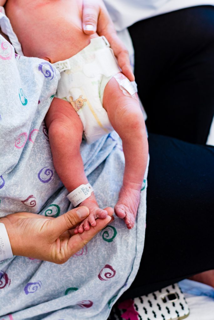 newborn baby feet