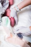 baby being measured