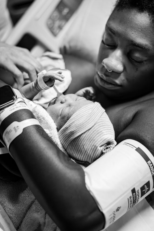 Norwood Birth-93 Mother holding newborn baby